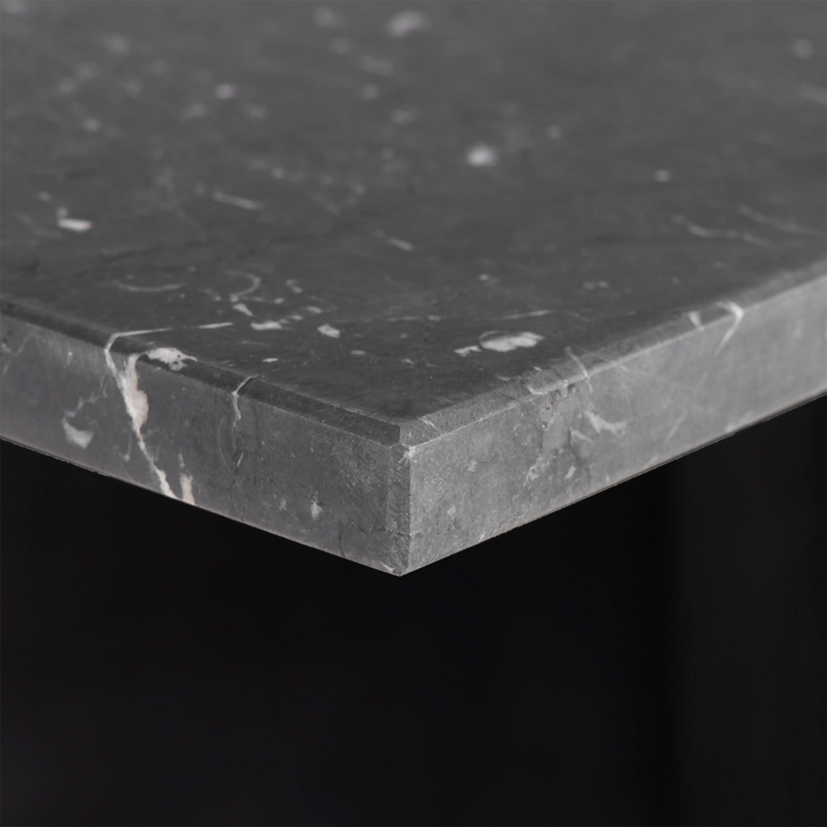 Onyx Black Marble Rectangle Coffee Table – product view 3 – Grosvenor Marble Co.