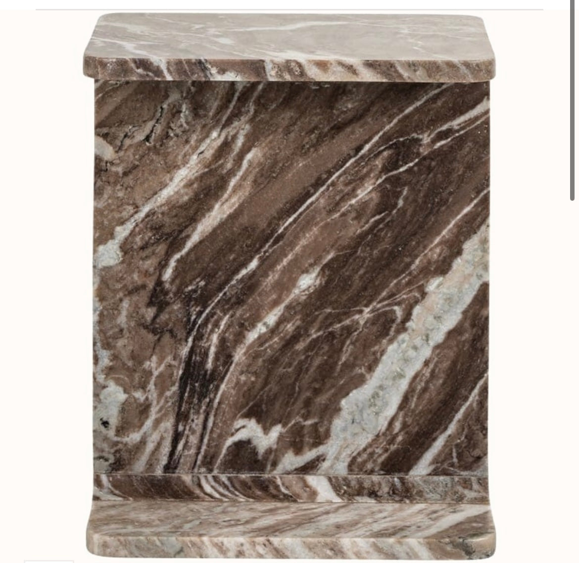 Marble Side / End Table – product view 4 – Grosvenor Marble Co.