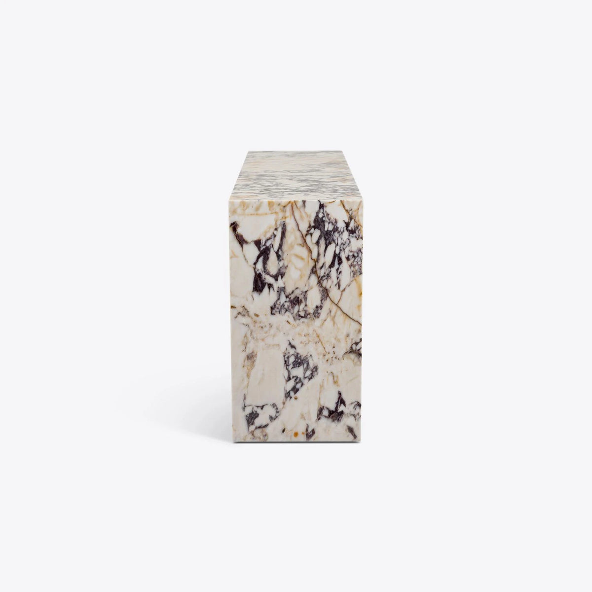 Siren Viola Marble Console Table – product view 7 – Grosvenor Marble Co.