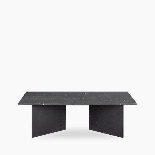 Onyx Black Marble Rectangle Coffee Table – Black Marble coffee table by Grosvenor Marble Co.