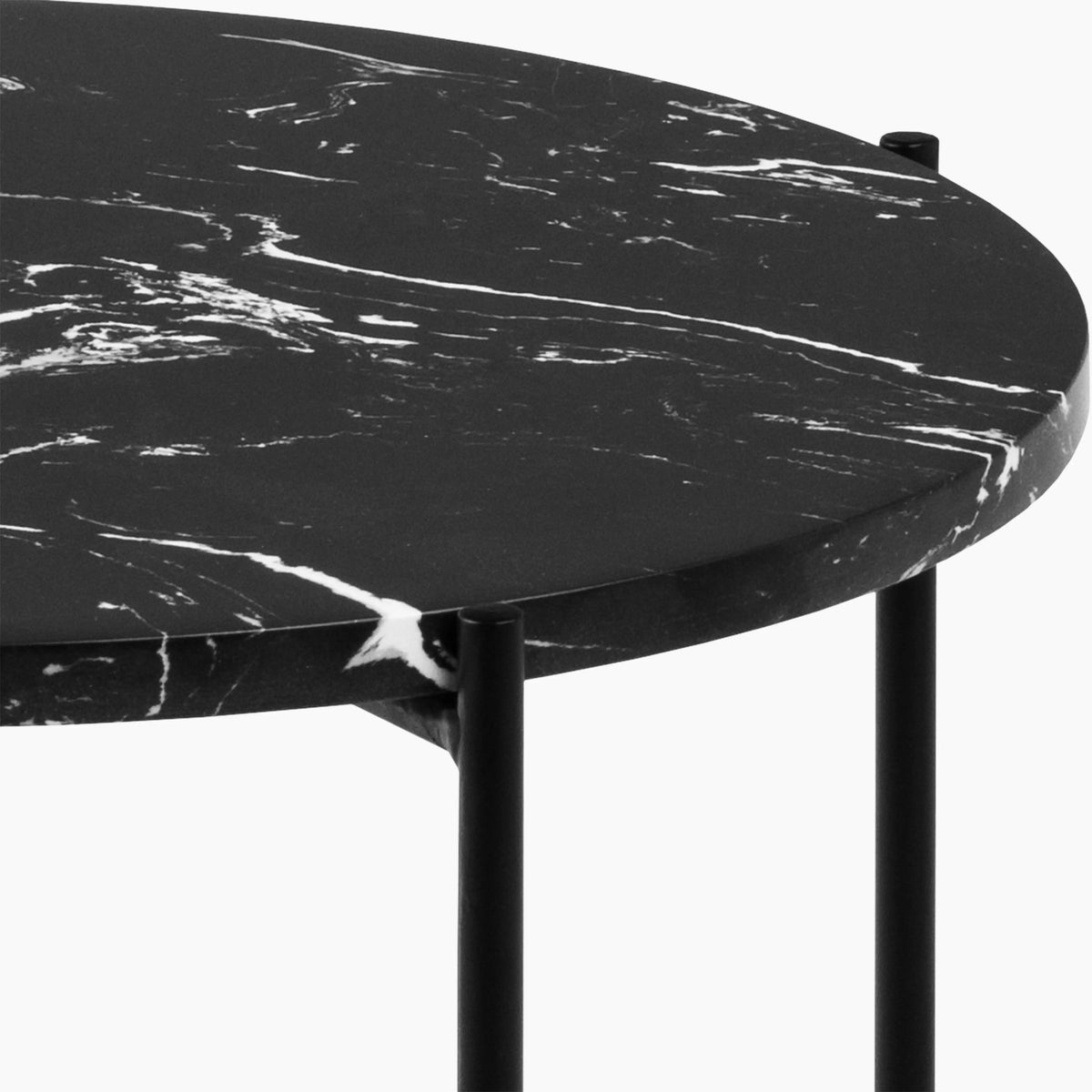Black Onyx Top Side Tables – product view 3 – Grosvenor Marble Co.