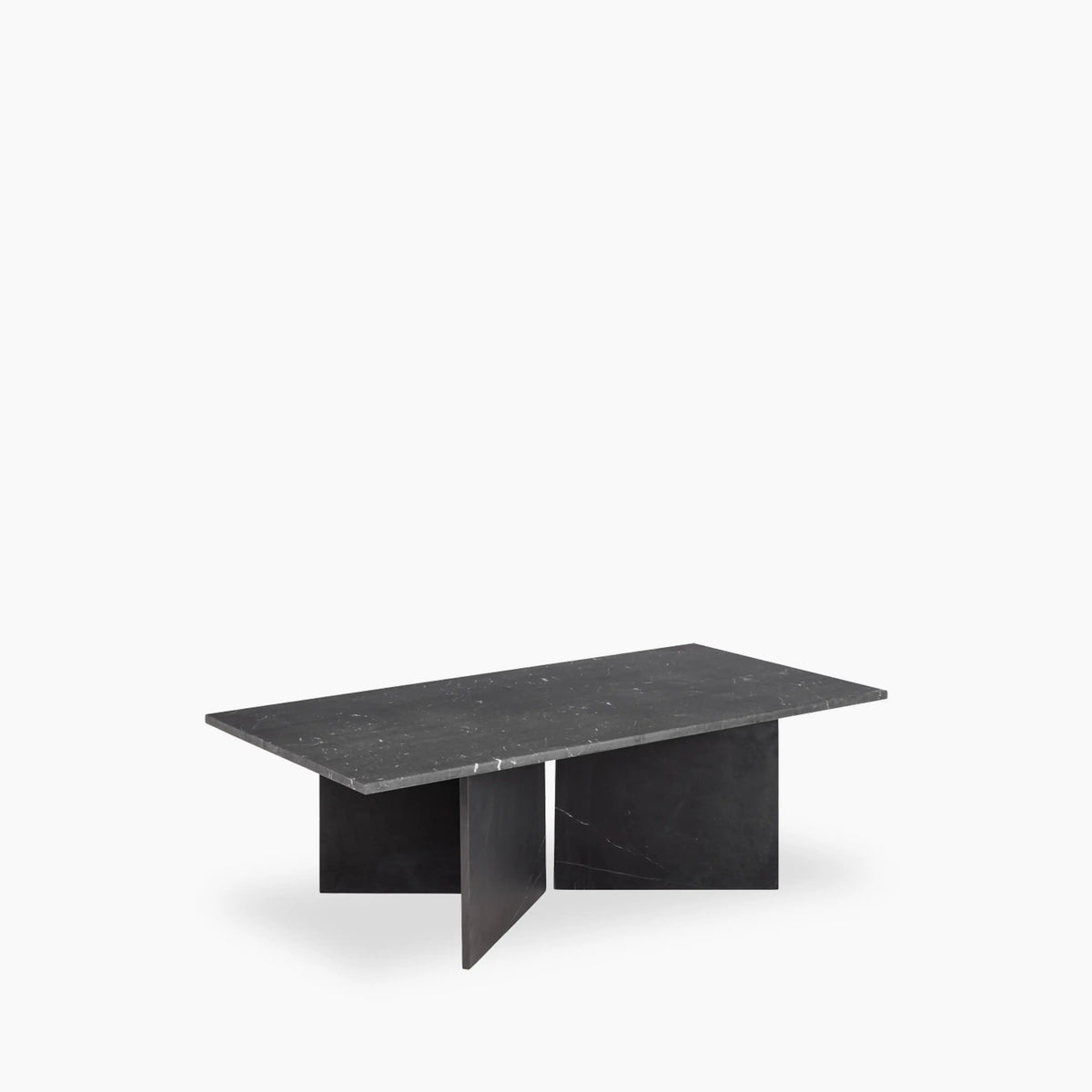 Onyx Black Marble Rectangle Coffee Table – product view 4 – Grosvenor Marble Co.