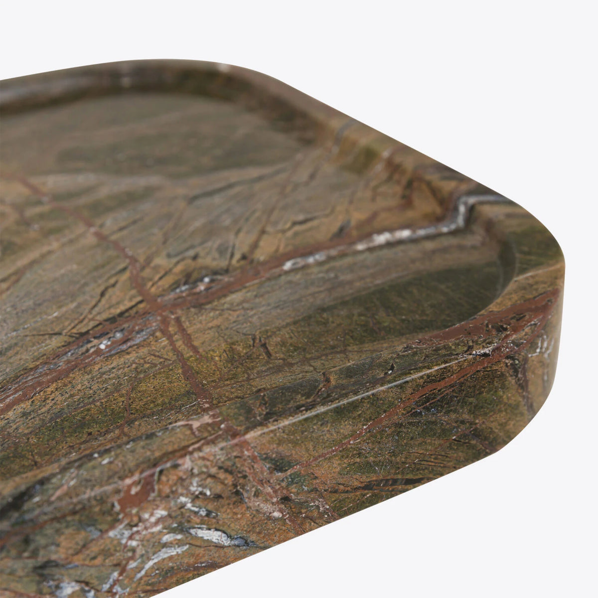 Forest Green Marble Console Table – product view 5 – Grosvenor Marble Co.