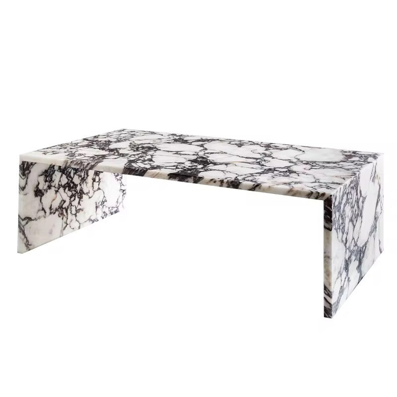 Calacatta Viola Marble Coffee Table – product view 4 – Grosvenor Marble Co.