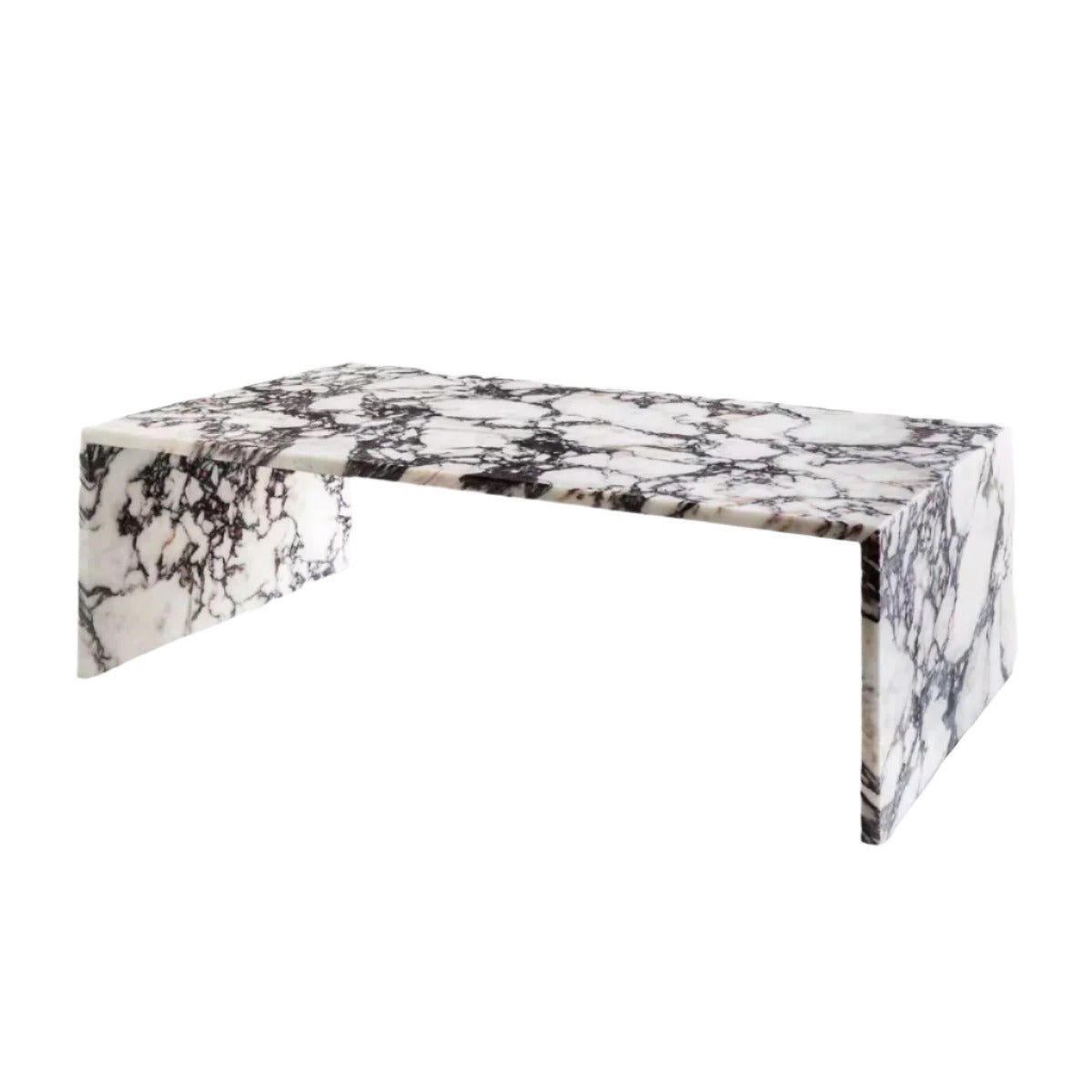 Calacatta Viola Marble Coffee Table – Calacatta Viola coffee table by Grosvenor Marble Co.