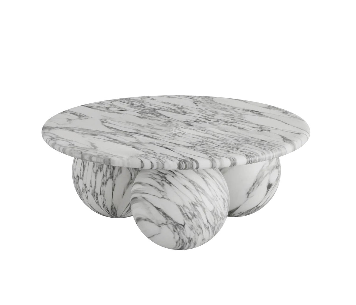 Oxley Coffee Table, Arabescato Corchia Marble – Arabescato Corchia coffee table by Grosvenor Marble Co.