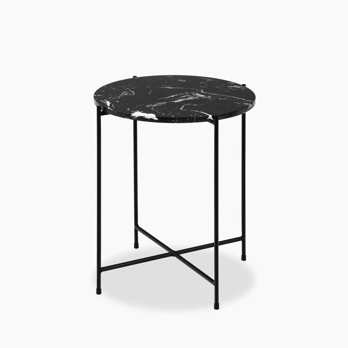 Black Onyx Top Side Tables – product view 4 – Grosvenor Marble Co.