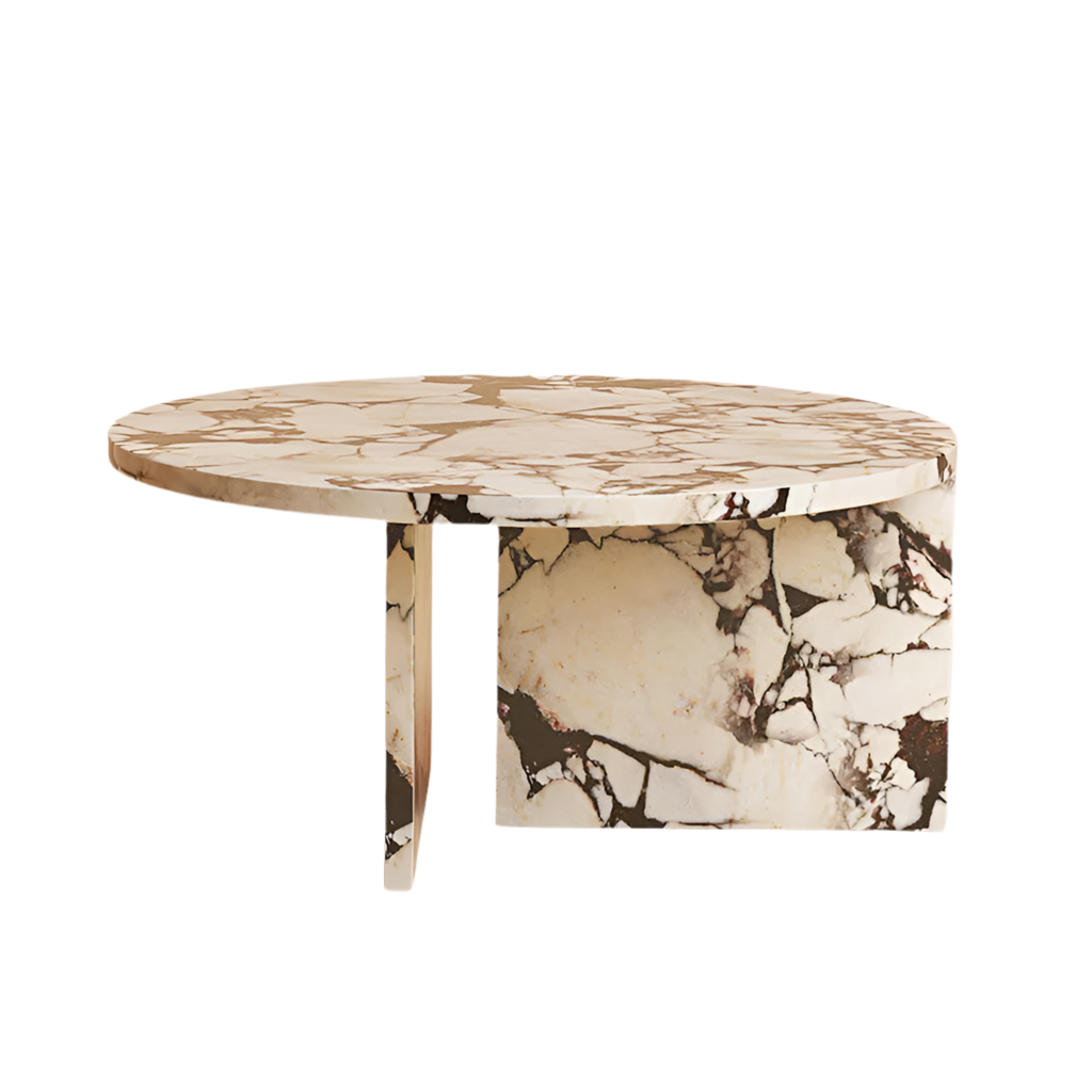 Calacatta Viola Marble Coffee Table , Solid Natural Stone, Handmade Coffee Table from Real Marble – Calacatta Viola coffee table by Grosvenor Marble Co.
