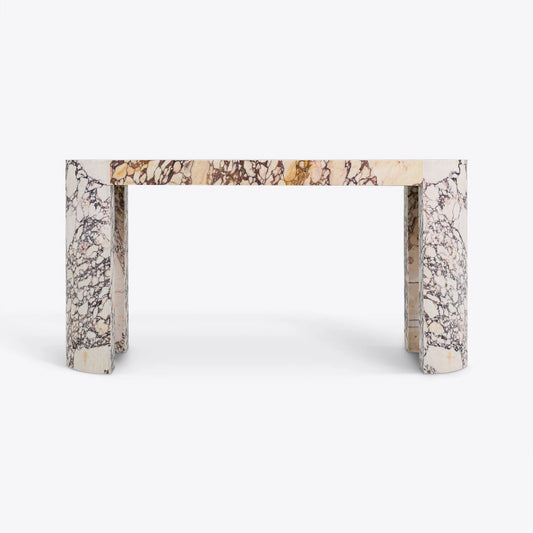 Viola Marble Console Table – Viola Marble console table by Grosvenor Marble Co.